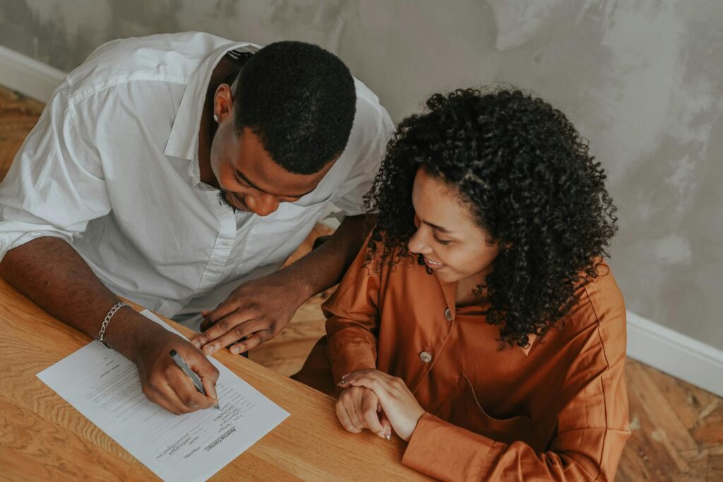 electrical certification documents and inspection on a desk