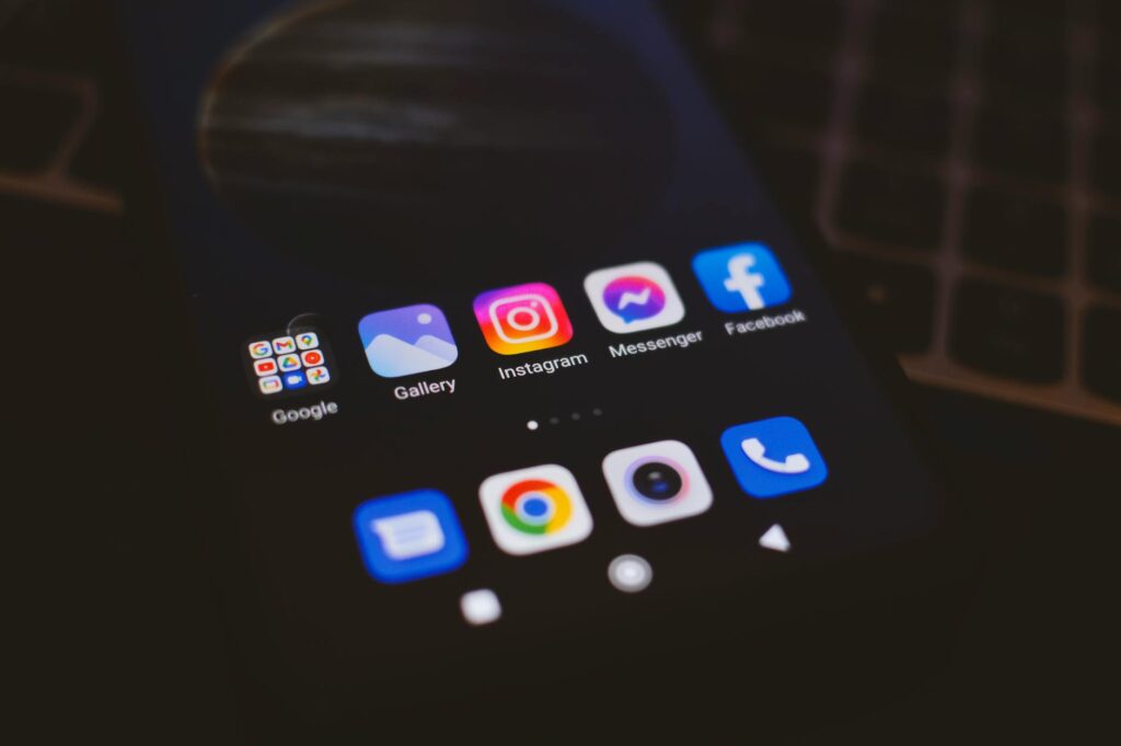 mobile phone app checking electricity application status